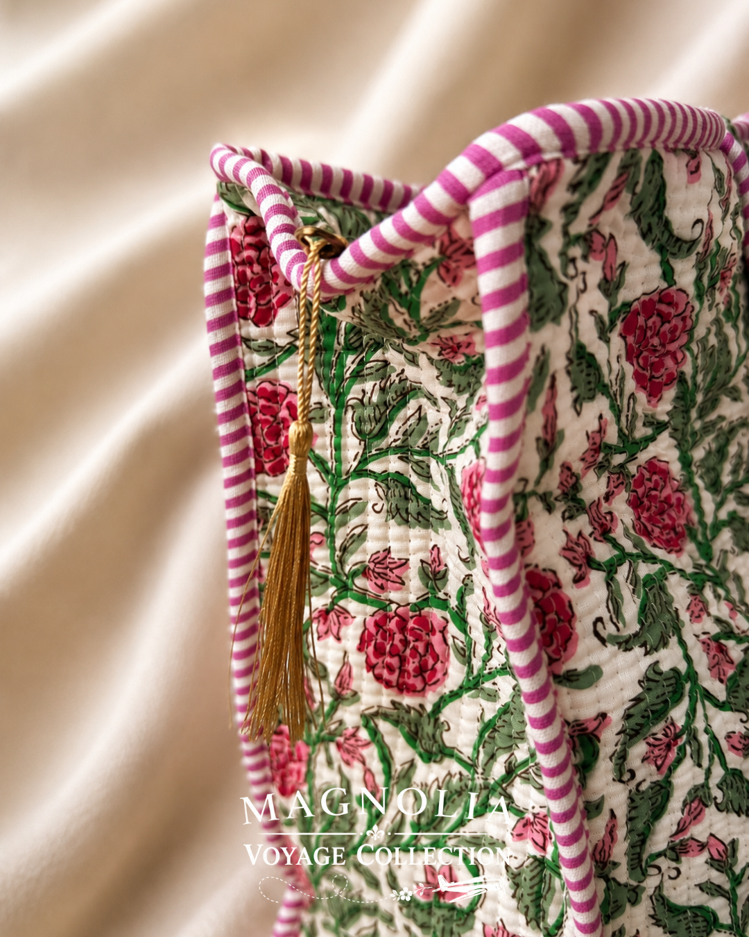 CLEO ROSE GARDEN | Floral Tote Bag