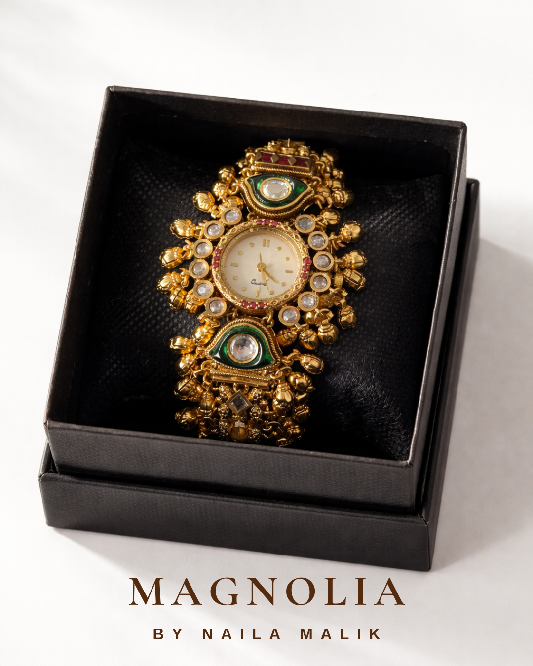 DYNASTY | Luxury Kundan Watch Bracelet