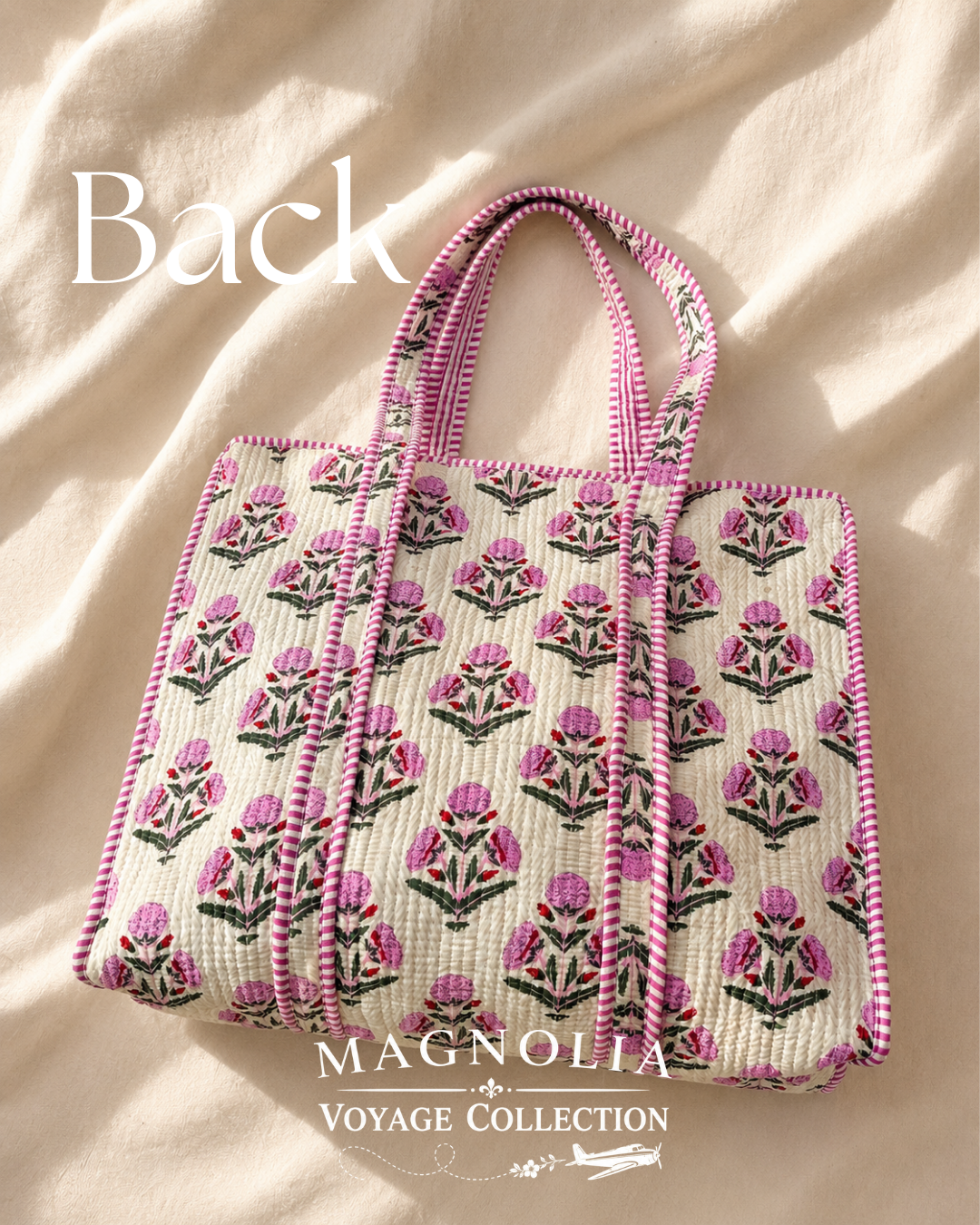 ROSALIE BLOOM | Floral Tote Bag
