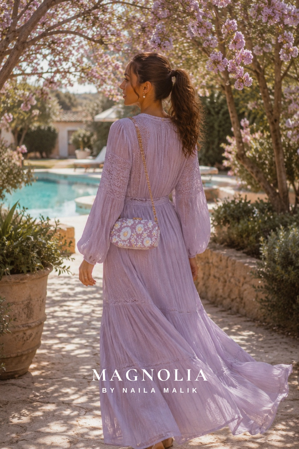 IBIZA | Lilac Breeze | Lilac Embroidered Clutch