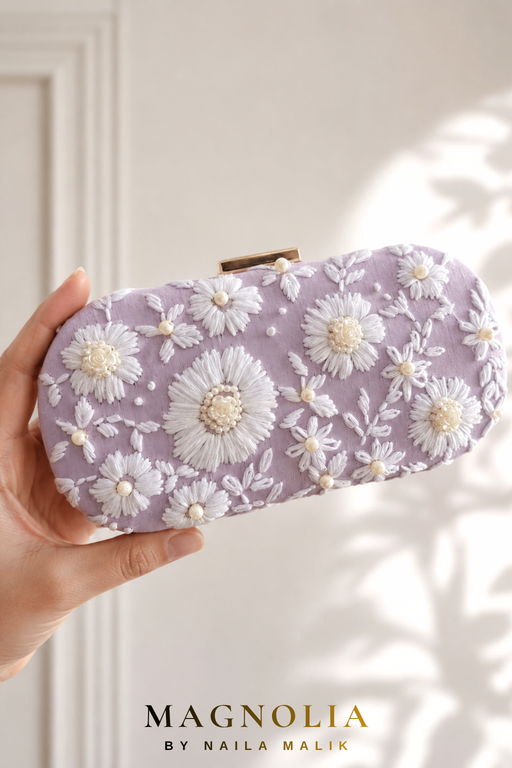 IBIZA | Lilac Breeze | Lilac Embroidered Clutch