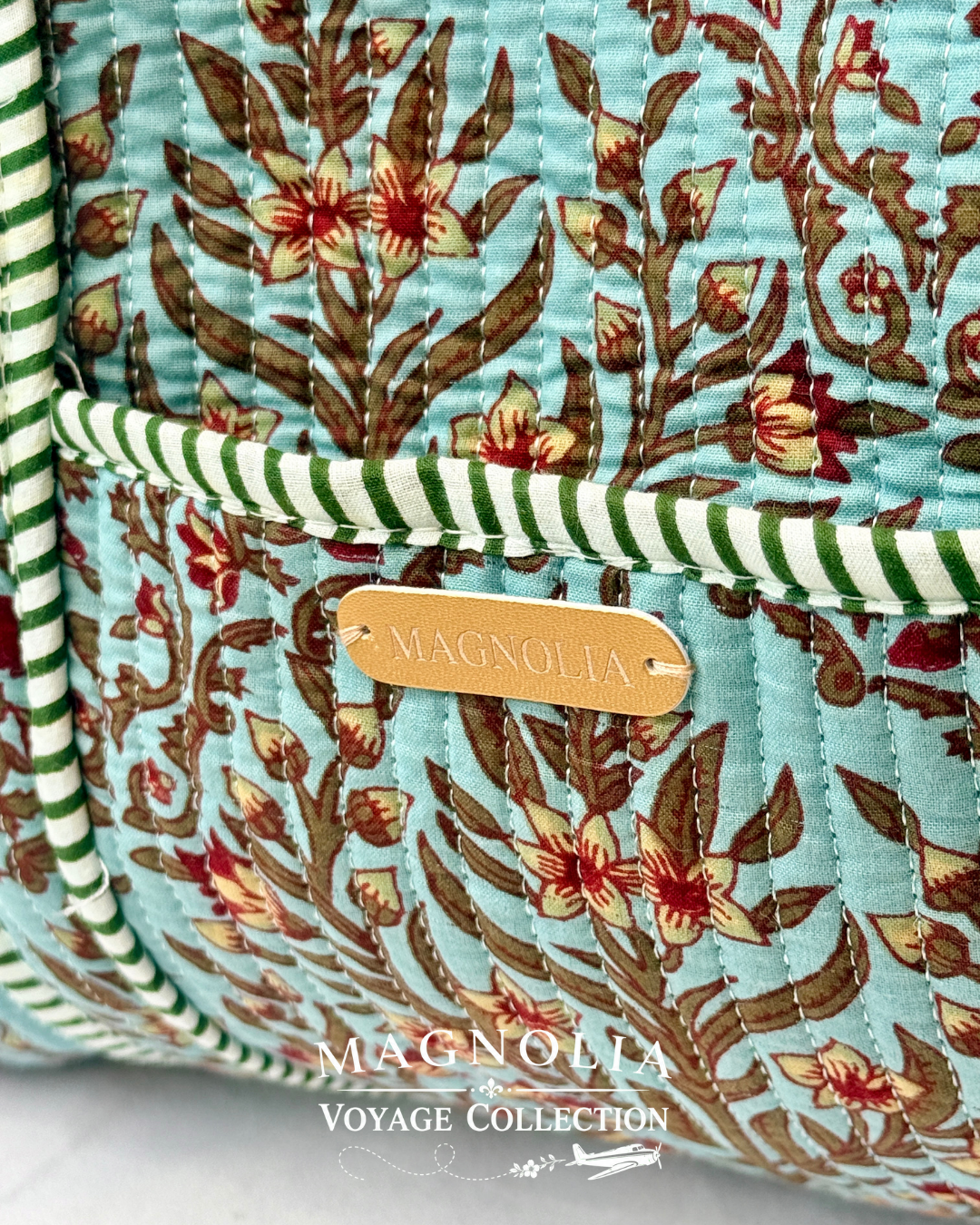 ARLO VINE | Cotton Duffel | Quilted Weekend Bag