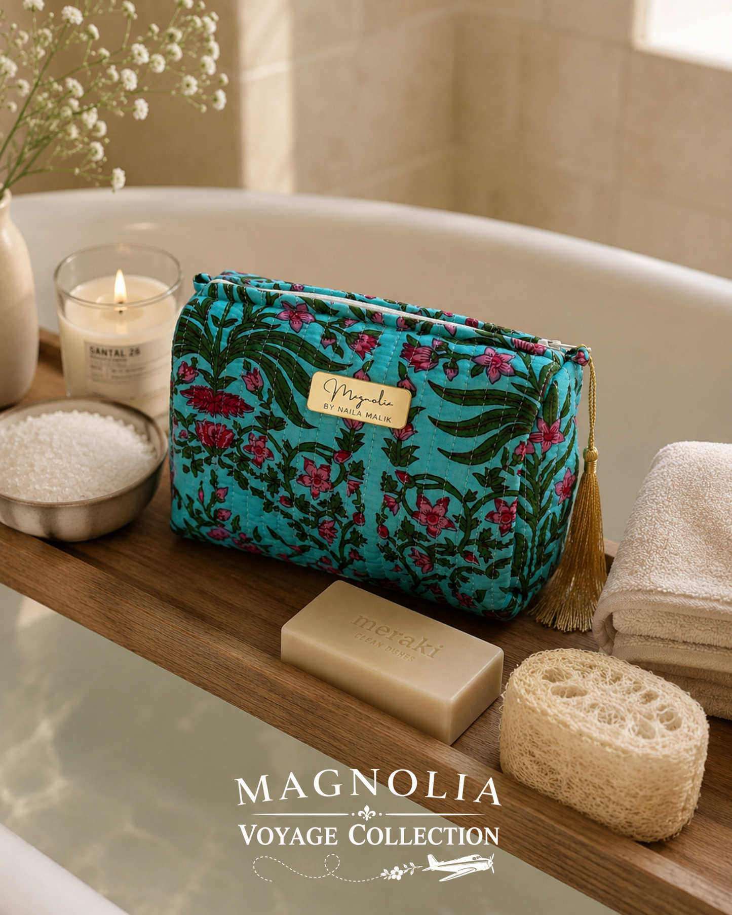 NORAH GARDEN | Quilted Vanity Set