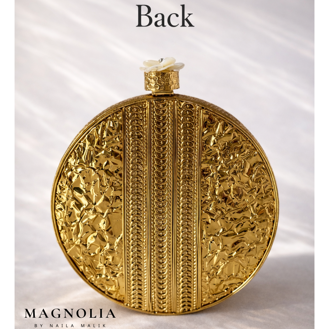 GRAND BAZAAR | Mini Round MOP Clutch
