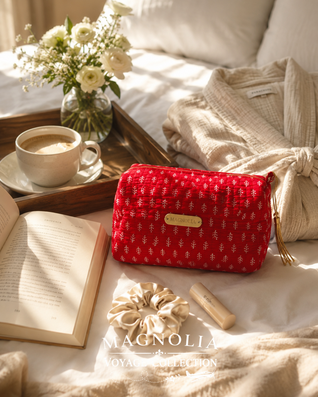 LINA SPRIG | Quilted Vanity Set