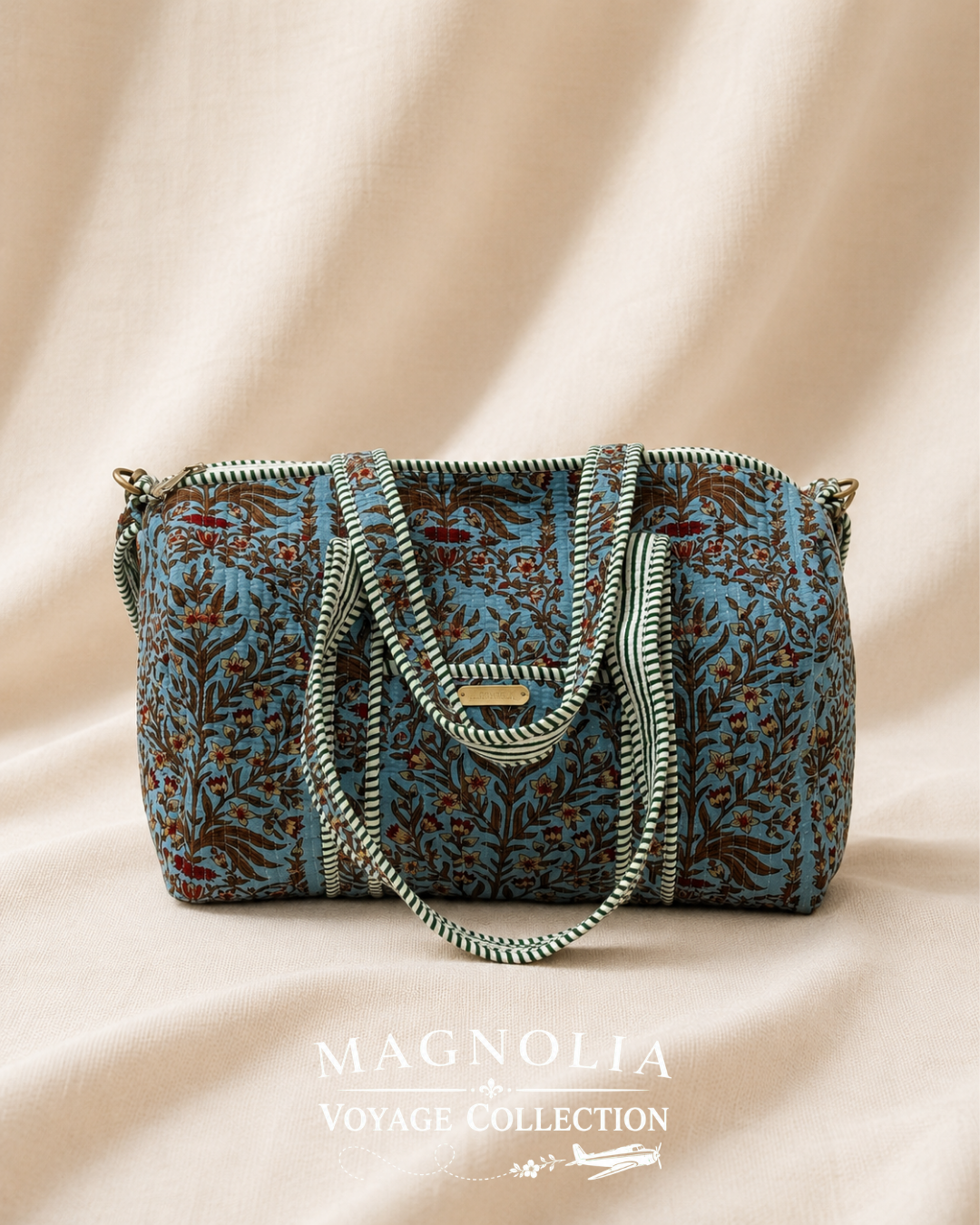ARLO VINE | Cotton Duffel | Quilted Weekend Bag