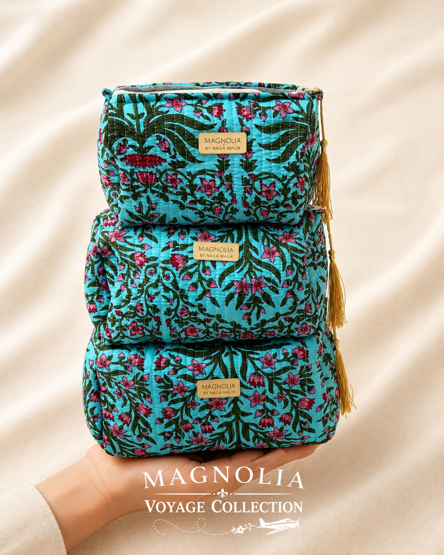 NORAH GARDEN | Quilted Vanity Set