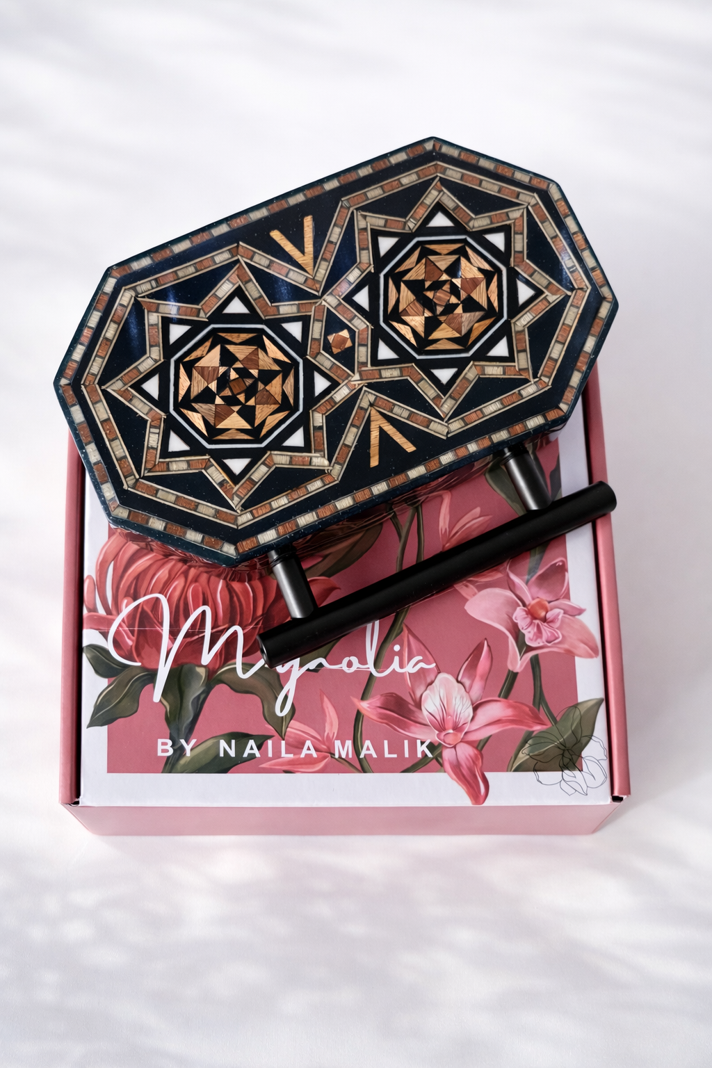 LUXOR | Mosaic Wood Clutch