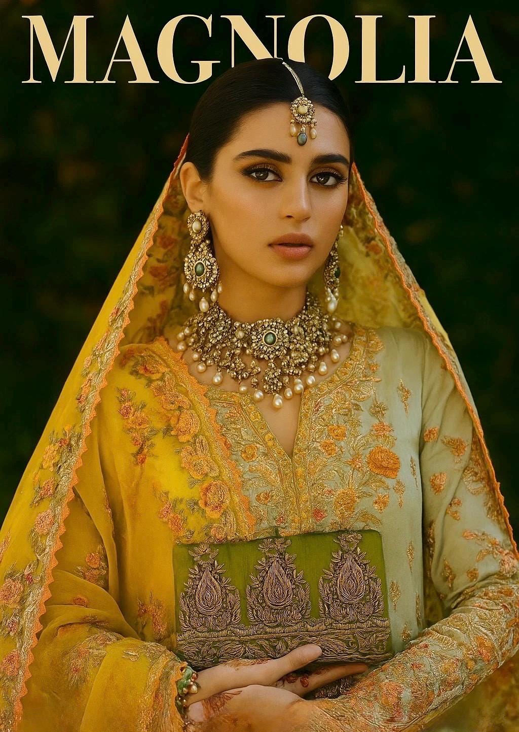 AMARNA | Hand Embellished Olive Green Clutch | Zardozi Dabka Embroidery | Paisley Wedding Clutch | Festive Bridal Purse | Traditional Evening Bag