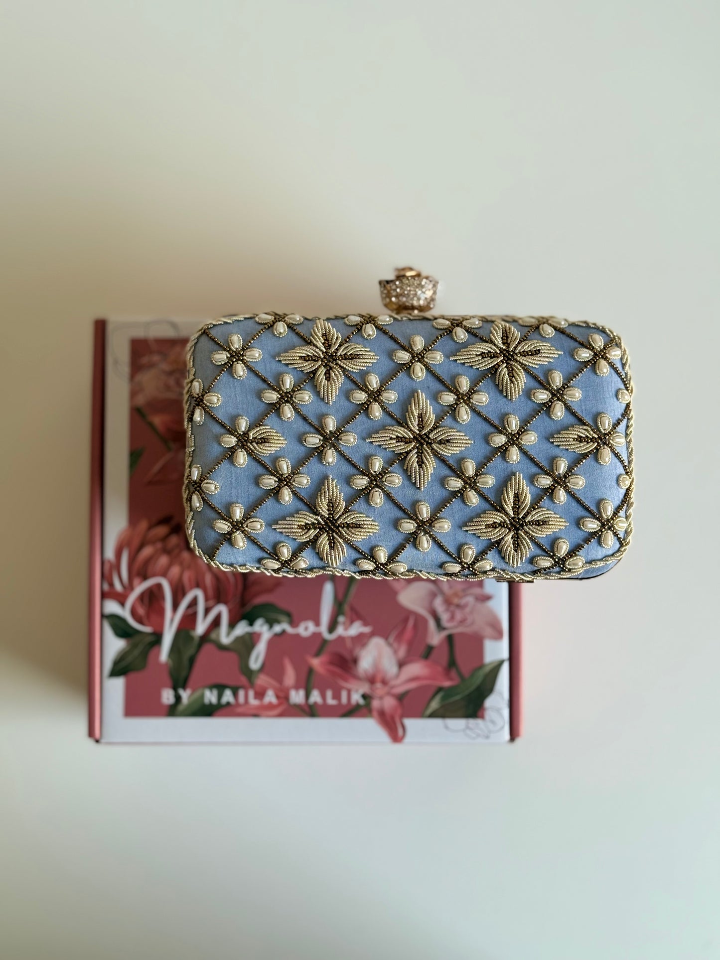 JORDAN Periwinkle Clutch Bag (Final Stock)