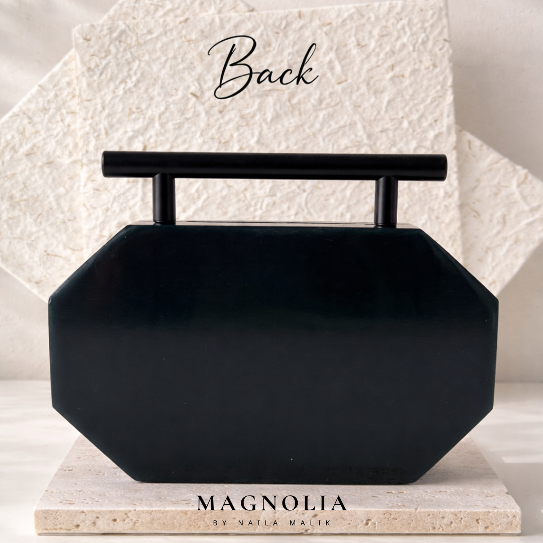 LUXOR | Mosaic Wood Clutch