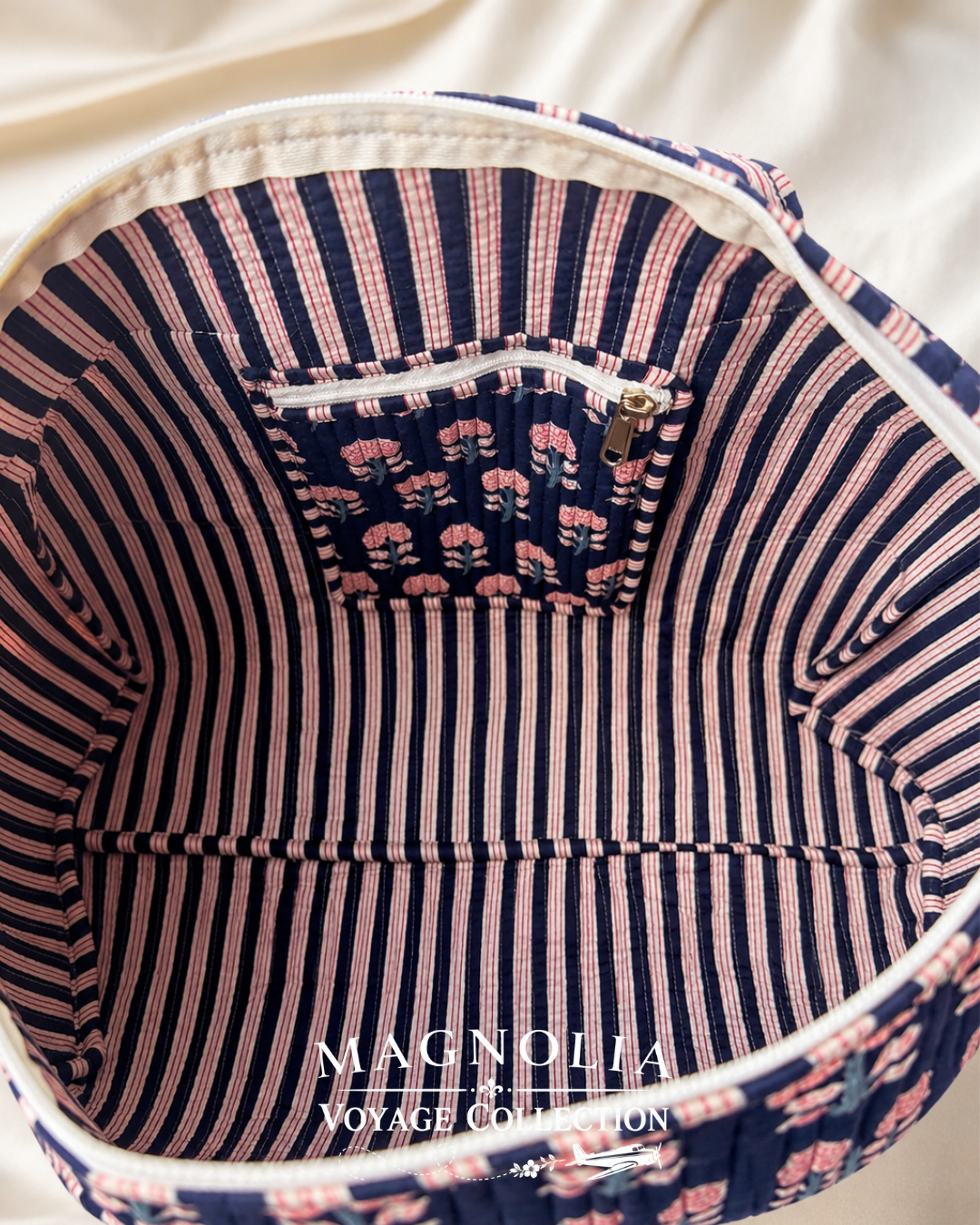 ZARA BLOOM | Cotton Duffel | Quilted Weekend Bag