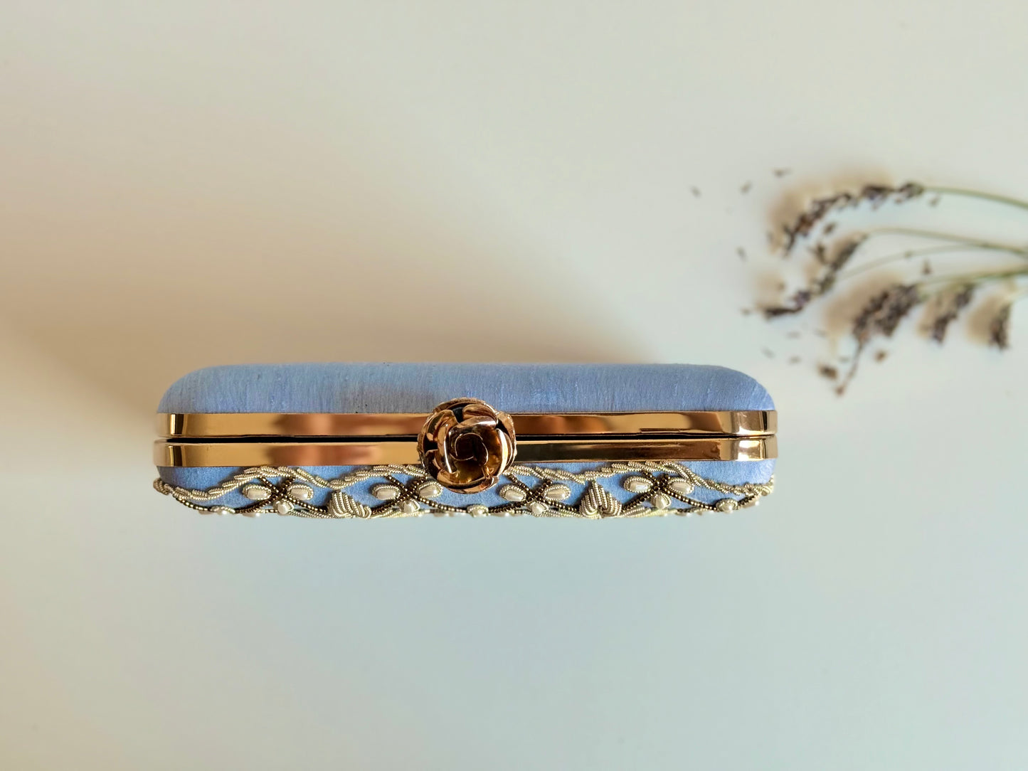 JORDAN Periwinkle Clutch Bag (Final Stock)