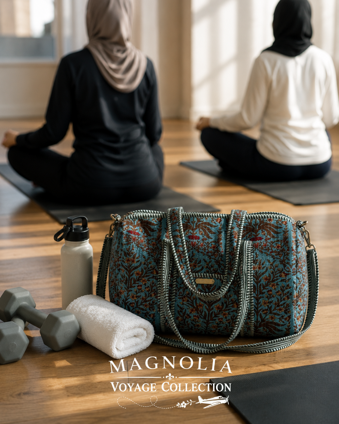 ARLO VINE | Cotton Duffel | Quilted Weekend Bag