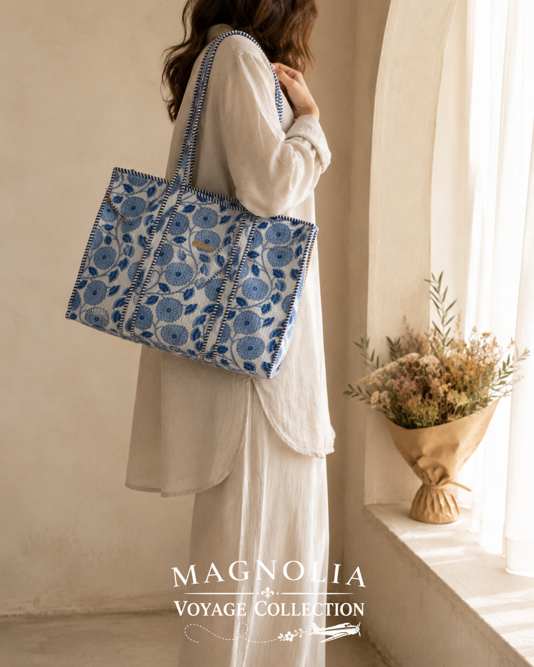 MIRA GARDEN | Floral Tote Bag