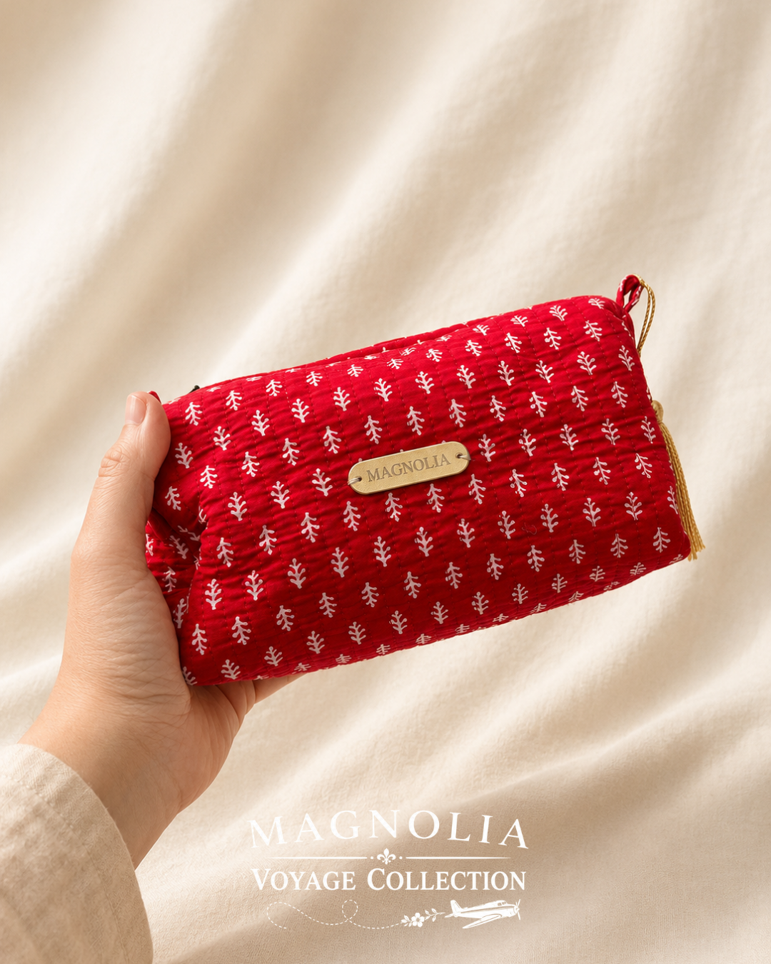 LINA SPRIG | Quilted Vanity Set