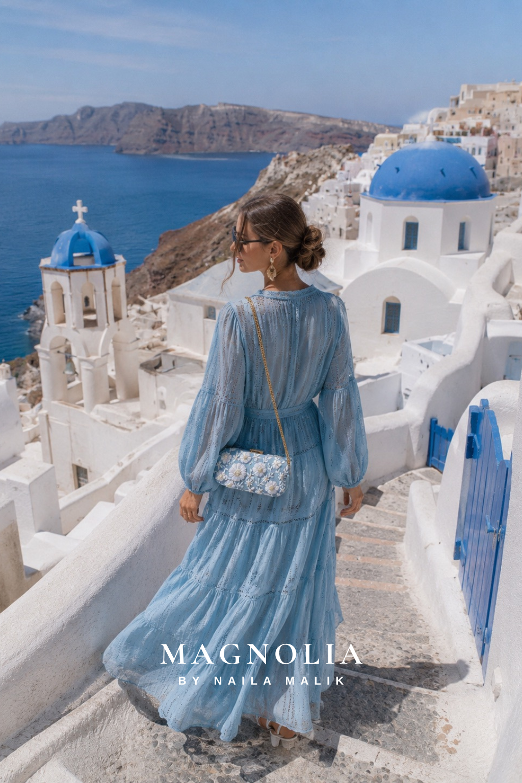 IBIZA | Coastal Blue | Embroidered Clutch