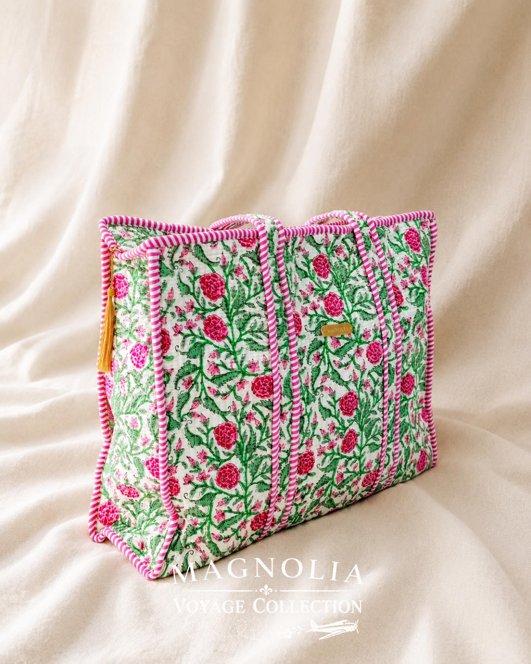 CLEO ROSE GARDEN | Floral Tote Bag