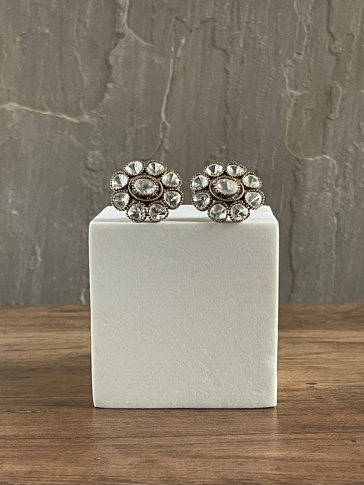 FLORIA | Polki Oversized Studs