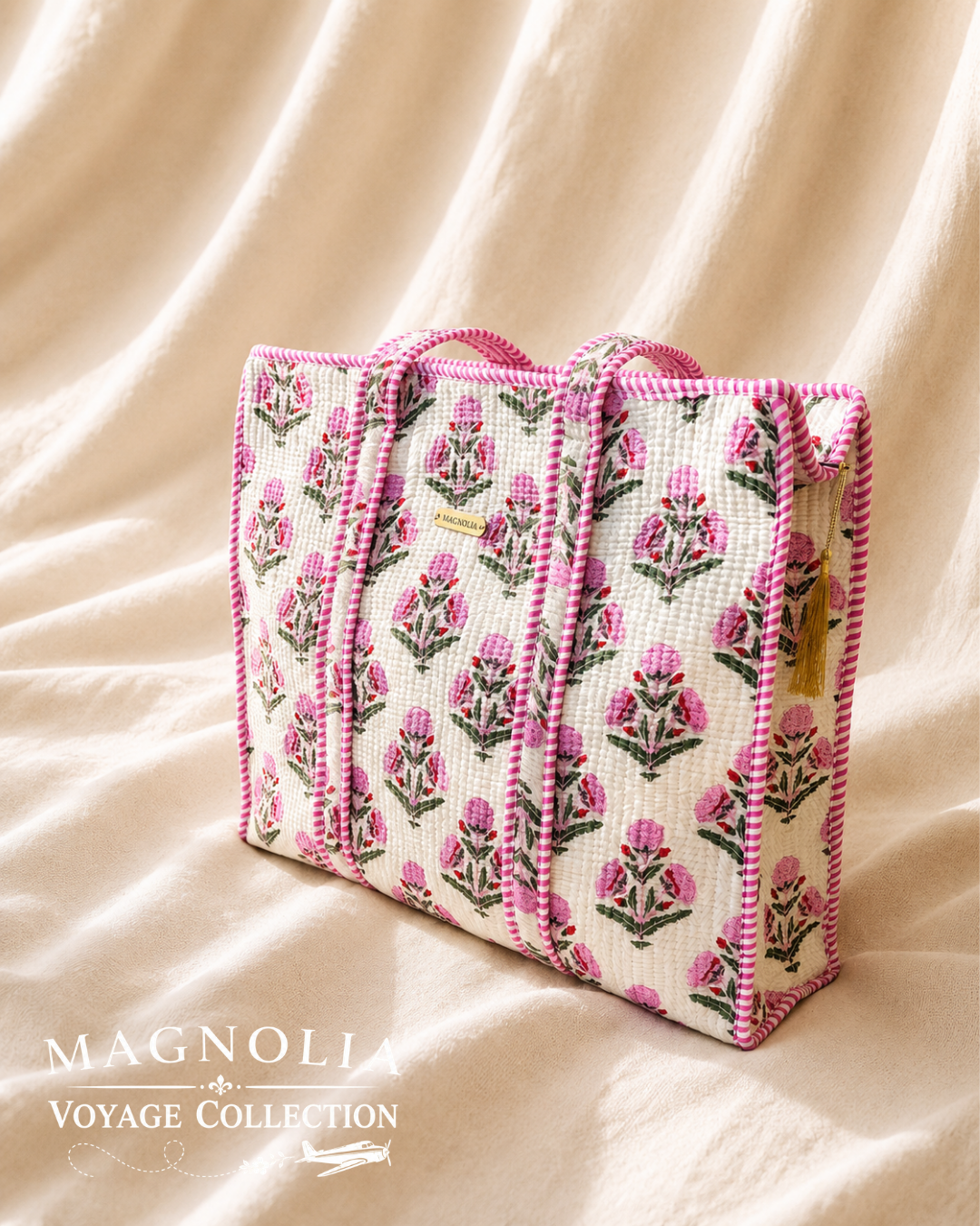 ROSALIE BLOOM | Floral Tote Bag