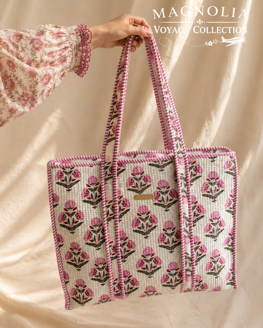ROSALIE BLOOM | Floral Tote Bag