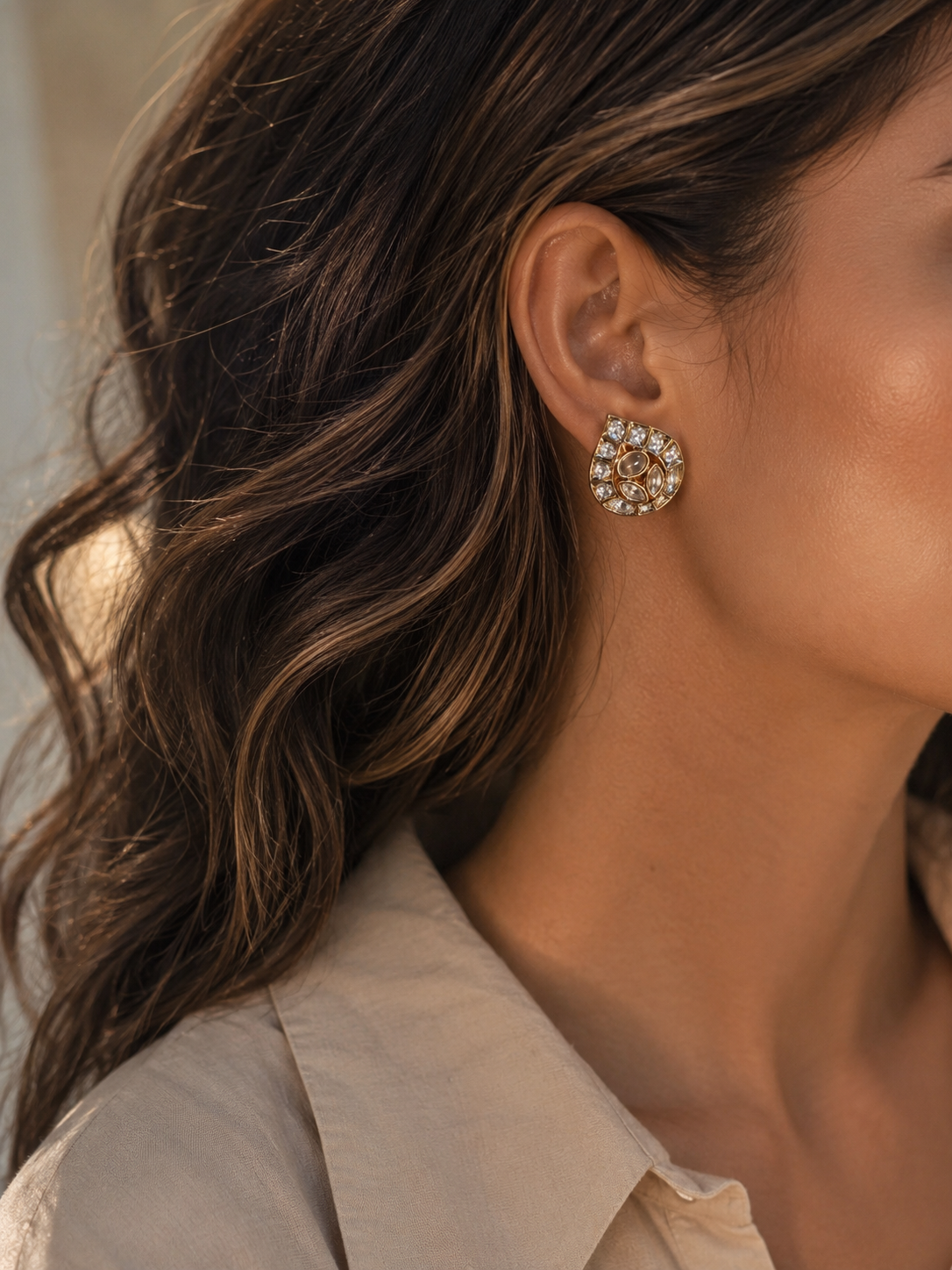 RHIA | Teardrop Oversized Studs